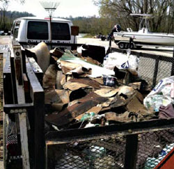 Volunteers Cleaned Up 4,800 lbs of Trash from Elk River