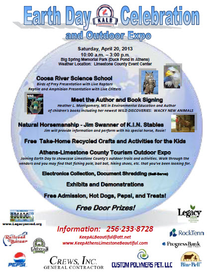EARTH DAY CELEBRATION and OUTDOOR EXPO…Your family won’t want to miss this!