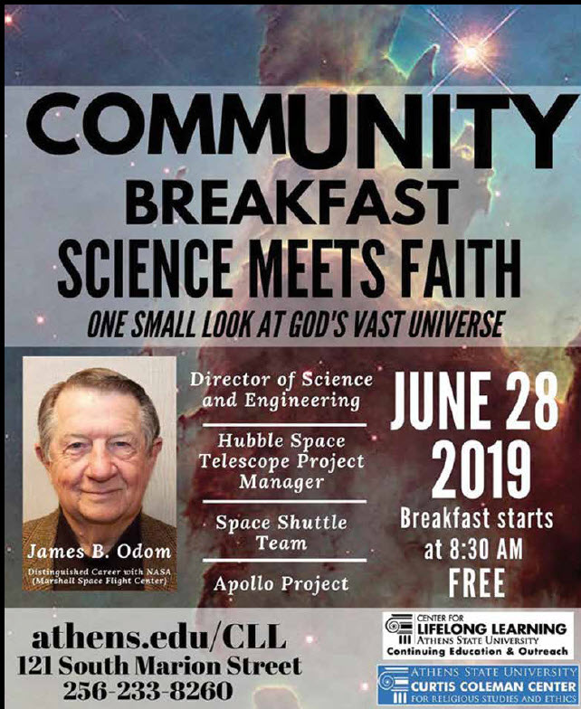Community Breakfast – Science Meets Faith – Learning As A Lifestyle
