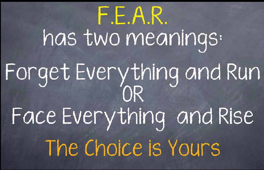 The Fears We Can Overcome